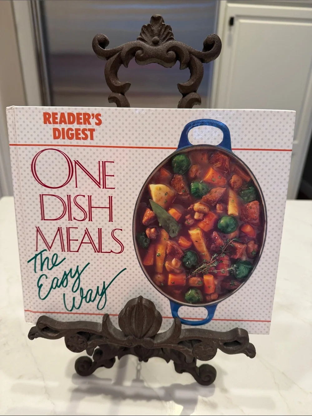 Reader's Digest One Dish Meals Made Easy Cookbook 1991 Hardcover